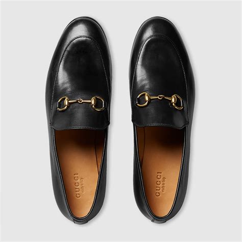 mocassino gucci 350|Women's Gucci Jordaan loafer in black leather .